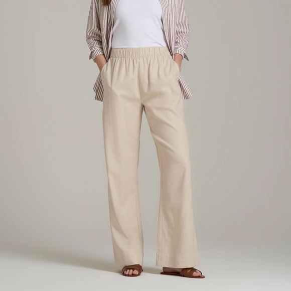 American Tall Pants - Tan linen pants